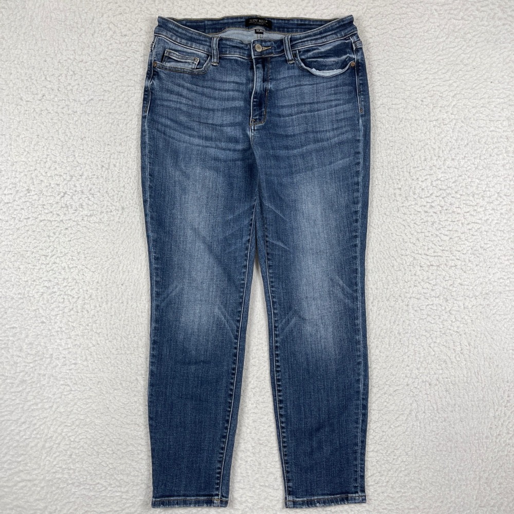 Judy Blue Skinny Jeans Womens 11/30 Blue High Rise Stretch Medium Wash Casual